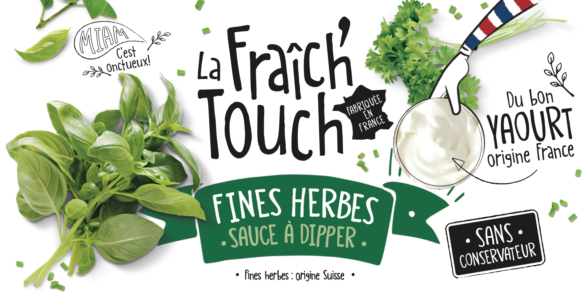 La Fraich’Touch cover sauce fines herbes La Fraich'Touch cover sauce fines herbes
