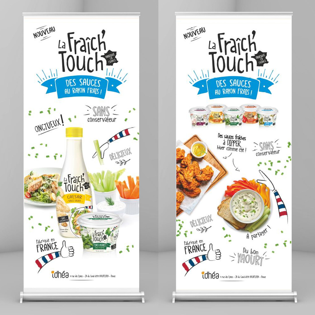 La Fraich’Touch sauce kakemono La Fraich'Touch sauce kakemono