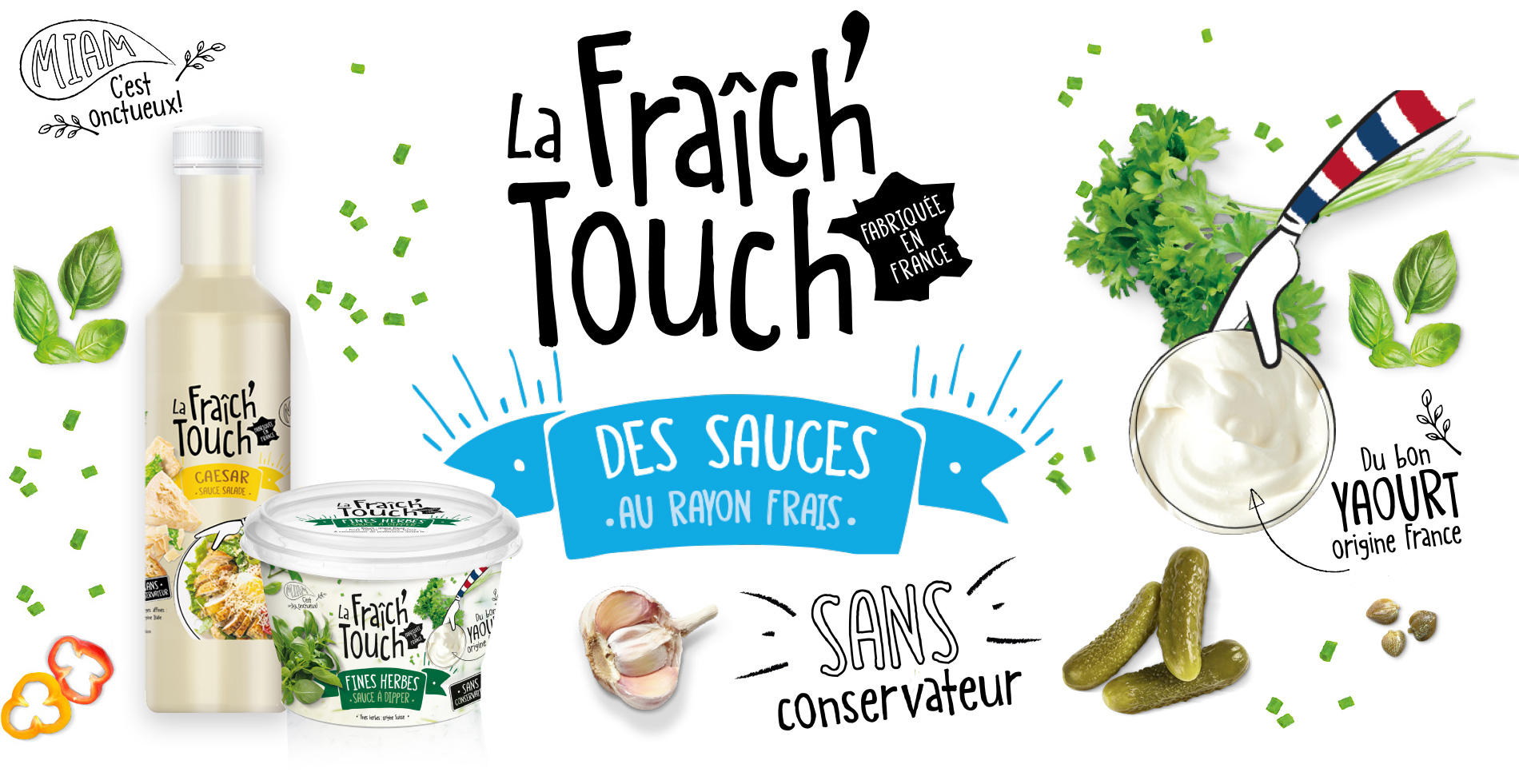 La Fraich'Touch des supers sauces au rayon frais