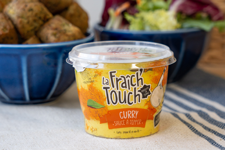La Fraich'Touch packaging sauce au Curry