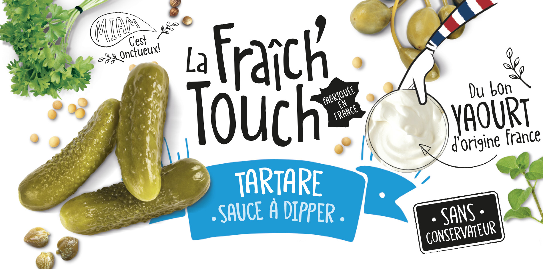 La Fraich'Touch cover sauce tartare